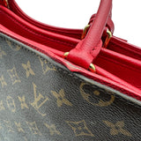 ルイ・ヴィトン LOUIS VUITTON ポパンクールPM M43433 ブラウン/レッド モノグラム/レザー レディース ショルダーバッグ