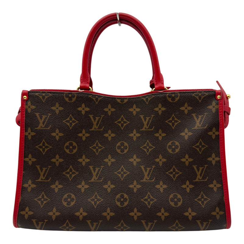 ルイ・ヴィトン LOUIS VUITTON ポパンクールPM M43433 ブラウン/レッド モノグラム/レザー レディース ショルダーバッグ ルイ・ヴィトン LOUIS VUITTON ポパンクールPM M43433 ブラウン/レッド