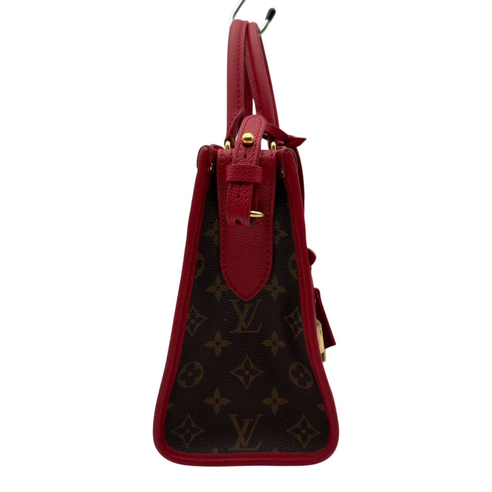 ルイ・ヴィトン LOUIS VUITTON ポパンクールPM M43433 ブラウン/レッド モノグラム/レザー レディース ショルダーバッグ ルイ・ヴィトン LOUIS VUITTON ポパンクールPM M43433 ブラウン/レッド