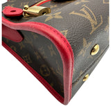 ルイ・ヴィトン LOUIS VUITTON ポパンクールPM M43433 ブラウン/レッド モノグラム/レザー レディース ショルダーバッグ