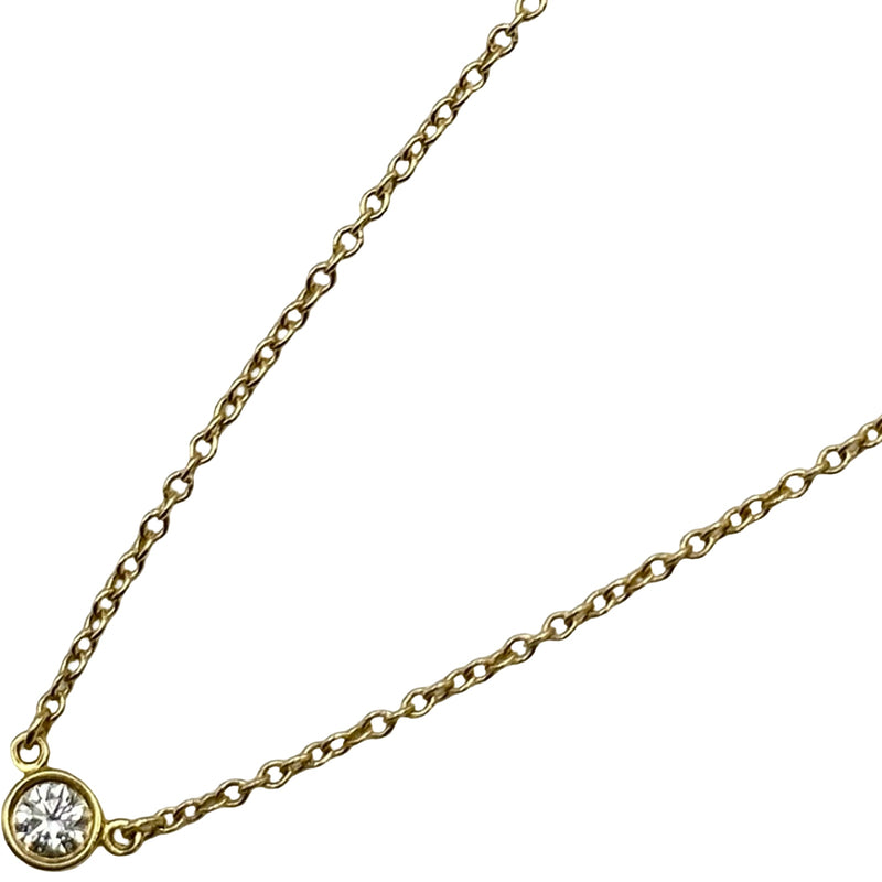 ティファニー TIFFANY&CO バイザヤードネックレス ゴールド Au750 ティファニー TIFFANY&CO バイザヤードネックレス ゴールド Au750