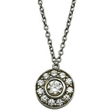 ティファニー TIFFANY＆CO サークレットネックレス プラチナ Pt950 ダイヤモンド ジュエリー