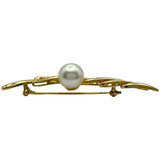 ミキモト MIKIMOTO ブローチ ゴールド K18 パール ジュエリー