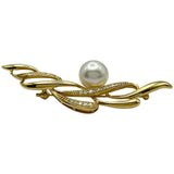 ミキモト MIKIMOTO ブローチ ゴールド K18 パール ジュエリー
