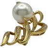 ミキモト MIKIMOTO ブローチ ゴールド K18 パール ジュエリー