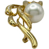 ミキモト MIKIMOTO ブローチ ゴールド K18 パール ジュエリー