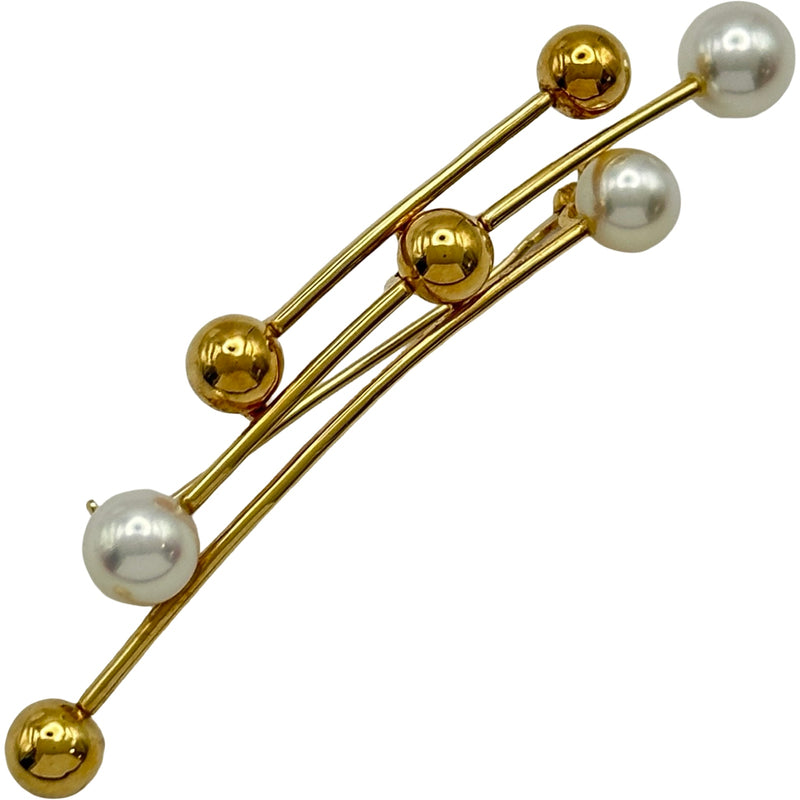 ミキモト MIKIMOTO ブローチ ゴールド K18 パール ジュエリー | 中古