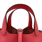 エルメス HERMES ピコタンロックPM K刻 ローズアザレ シルバー金具 トリヨン レディース ハンドバッグ