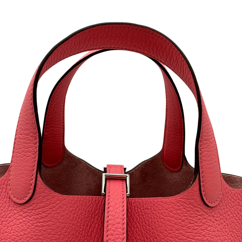 エルメス ピコタンロック PM ローズアザレ トリヨン カデナ・キー・保存袋新品 エルメス HERMES ピコタンロックPM K刻 ローズアザレ シルバー金具