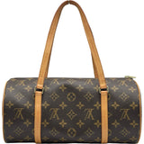 ルイ・ヴィトン LOUIS VUITTON パピヨン30 M51385 ブラウン モノグラムキャンバス レディース ショルダーバッグ