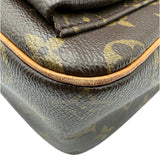 ルイ・ヴィトン LOUIS VUITTON ヴィバシテGM M51163 ブラウン モノグラム/レザー レディース ショルダーバッグ
