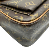ルイ・ヴィトン LOUIS VUITTON ヴィバシテGM M51163 ブラウン モノグラム/レザー レディース ショルダーバッグ
