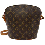 ルイ・ヴィトン LOUIS VUITTON ドルーオ M51290 ブラウン モノグラム/レザー レディース ショルダーバッグ