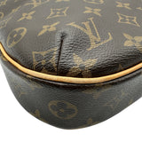 ルイ・ヴィトン LOUIS VUITTON オデオンPM M56390 ブラウン モノグラム/レザー レディース ショルダーバッグ