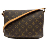 ルイ・ヴィトン LOUIS VUITTON ミュゼット・タンゴ ショート M51257 ブラウン モノグラム/レザー レディース ショルダーバッグ