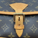 ルイ・ヴィトン LOUIS VUITTON ソローニュ M42250 ブラウン モノグラム/レザー レディース ショルダーバッグ