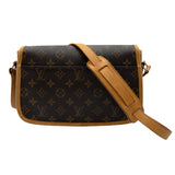 ルイ・ヴィトン LOUIS VUITTON ソローニュ M42250 ブラウン モノグラム/レザー レディース ショルダーバッグ