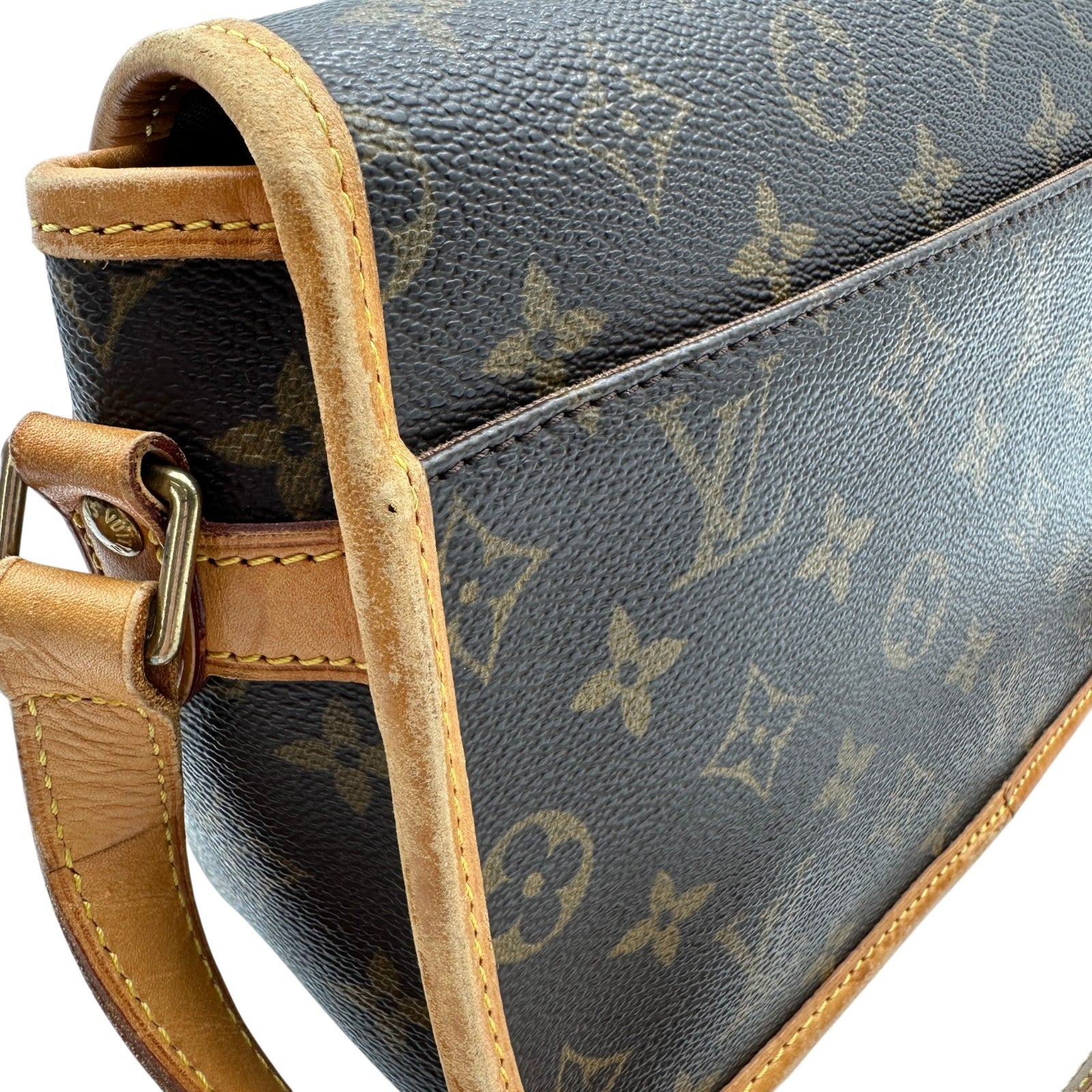 ルイ・ヴィトン LOUIS VUITTON ソローニュ M42250 ブラウン モノグラム
