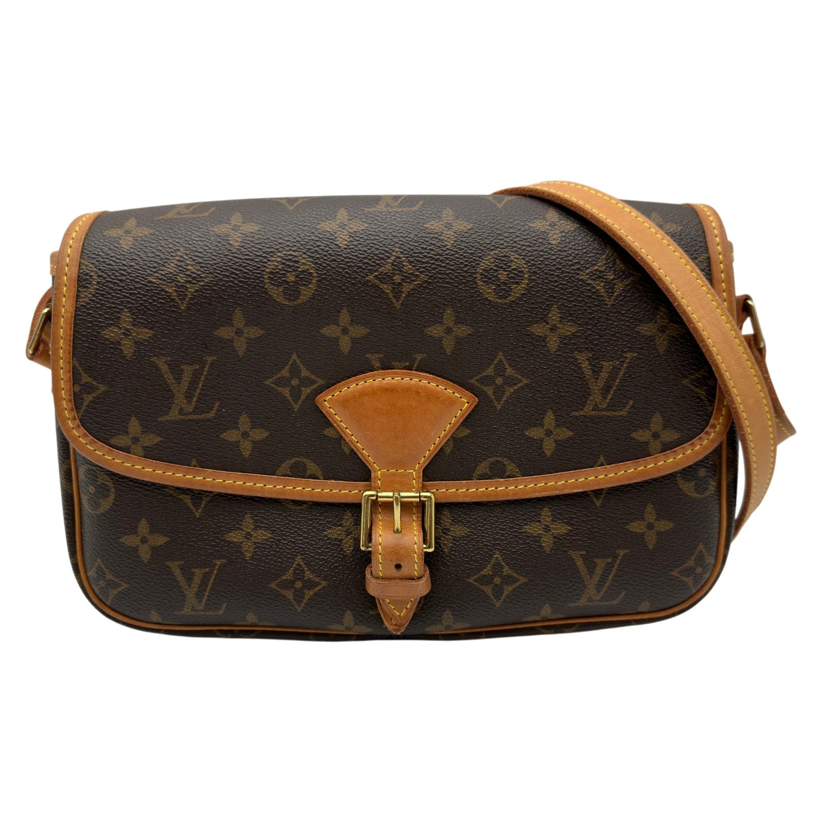 ルイ・ヴィトン LOUIS VUITTON ソローニュ M42250 ブラウン モノグラム