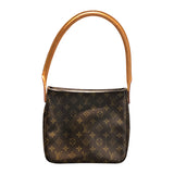 ルイ・ヴィトン LOUIS VUITTON ルーピングMM M51146 ブラウン モノグラム・キャンバス レディース ショルダーバッグ