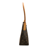 ルイ・ヴィトン LOUIS VUITTON ルーピングMM M51146 ブラウン モノグラム・キャンバス レディース ショルダーバッグ