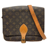ルイ・ヴィトン LOUIS VUITTON カルトシエールGM M51252 ブラウン モノグラム/レザー レディース ショルダーバッグ
