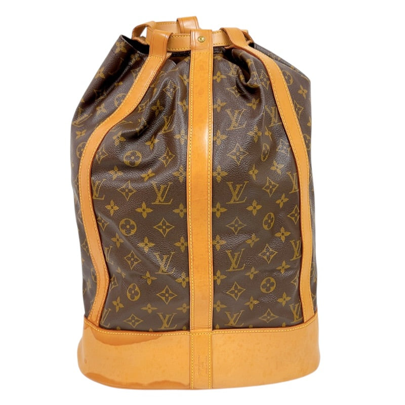 ルイ・ヴィトン☆ランドネGM☆モノグラム ショルダーバッグ☆ジャンク品として ルイ・ヴィトン LOUIS VUITTON ランドネGM M42244 ブラウン モノグラム