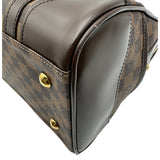 ルイ・ヴィトン LOUIS VUITTON バークレー N52000 ブラウン ダミエ/レザー レディース ハンドバッグ