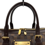 ルイ・ヴィトン LOUIS VUITTON バークレー N52000 ブラウン ダミエ/レザー レディース ハンドバッグ
