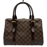 ルイ・ヴィトン LOUIS VUITTON バークレー N52000 ブラウン ダミエ/レザー レディース ハンドバッグ