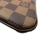 ルイ・ヴィトン LOUIS VUITTON ポシェット・プラット・ブルックリン N41100 ブラウン ダミエ/レザー メンズ ショルダーバッグ