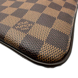 ルイ・ヴィトン LOUIS VUITTON ポシェット・プラット・ブルックリン N41100 ブラウン ダミエ/レザー メンズ ショルダーバッグ