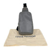 ルイ・ヴィトン LOUIS VUITTON アヴェニュー・スリングバッグ M30801 グラシエ　シルバー金具 タイガ メンズ ボディバッグ