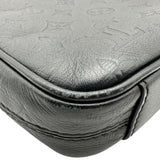 ルイ・ヴィトン LOUIS VUITTON ダヌーブPM M43681 ブラック モノグラムシャドウレザー メンズ ショルダーバッグ