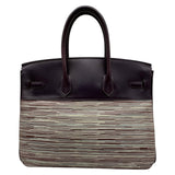 エルメス HERMES バーキン35 □J刻 レザン/シルバー金具 ボックスカーフ/ヴィブラート レディース ハンドバッグ