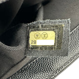 シャネル CHANEL ボーイシャネル25 A67086 28番台 ブラック ゴールド金具 キャビアスキン レディース ショルダーバッグ