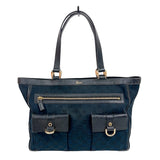 グッチ GUCCI GGキャンバスアビートトートバッグ 146247 ブラック ゴールド金具 GGキャンバス レディース トートバッグ