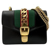 グッチ GUCCI シルヴィチェーンバッグ 481666 ブラック レザー レディース ショルダーバッグ