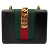 グッチ GUCCI シルヴィチェーンバッグ 481666 ブラック レザー レディース ショルダーバッグ
