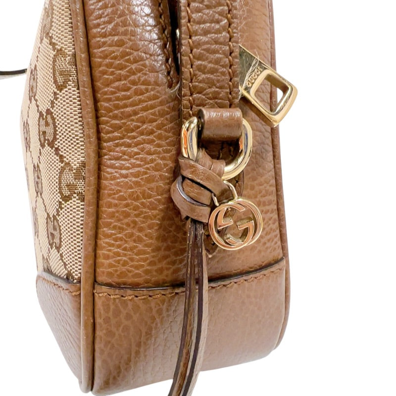 GUCCI GGキャンバス ゴールド 肩掛けバッグ GUCCI ショルダーバッグ GGキャンバス ゴールド 【公式通販】