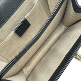 グッチ GUCCI インターロッキングGショルダーバッグ 510304 ブラック レザー レディース ショルダーバッグ