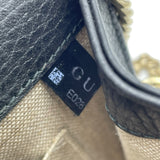 グッチ GUCCI インターロッキングGショルダーバッグ 510304 ブラック レザー レディース ショルダーバッグ