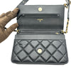 シャネル CHANEL マトラッセ チェーンウォレット AP2548 ブラック ゴールド金具 ラムスキン レディース ウォレットチェーン
