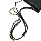 シャネル CHANEL マトラッセ チェーンウォレット AP2548 ブラック ゴールド金具 ラムスキン レディース ウォレットチェーン