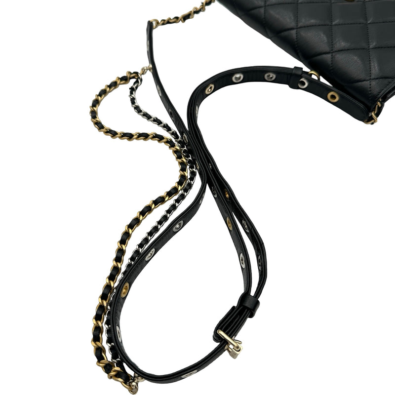 シャネル CHANEL マトラッセ チェーンウォレット AP2548 ブラック