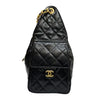 シャネル CHANEL シャネル25 スモール ハンドバッグ AS5293 ブラック/ゴールド金具 シャイニーカーフ レディース ショルダーバッグ