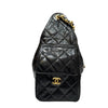 シャネル CHANEL シャネル25 スモール ハンドバッグ AS5293 ブラック/ゴールド金具 シャイニーカーフ レディース ショルダーバッグ