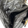 シャネル CHANEL シャネル25 スモール ハンドバッグ AS5293 ブラック/ゴールド金具 シャイニーカーフ レディース ショルダーバッグ
