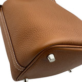 エルメス HERMES ピコタンロックPM K刻 ゴールド シルバー金具 トリヨン レディース ハンドバッグ