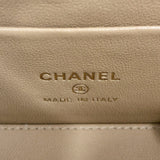 シャネル CHANEL マトラッセヴァニティケース AP3044 キャメル　ゴールド金具 ラムスキン レディース ショルダーバッグ